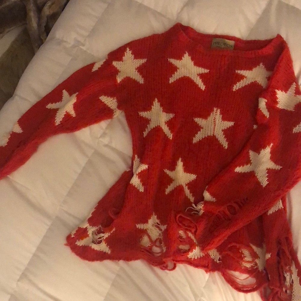 Wild fox star sweater